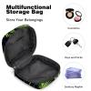 Women's Period Product Storage Bag with Zipper, Tropical Plants view 4