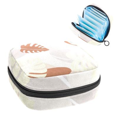 Portable Menstrual Product Storage Bag with Zipper