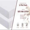 Next To Me Fitted Crib Sheets, 3-Piece Set, 83–85 x 50–51 cm, 100% Pure Cotton, Silver view 2