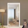 Pet Screen Door with U-Shaped Zipper, Easy-Install Cat and Dog Barrier view 2