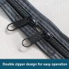 Pet Screen Door with U-Shaped Zipper, Easy-Install Cat and Dog Barrier view 3