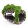 Aquarium Decoration - Moss Simulation Resin Cave Ornament view 1