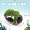 Aquarium Decoration - Moss Simulation Resin Cave Ornament view 2