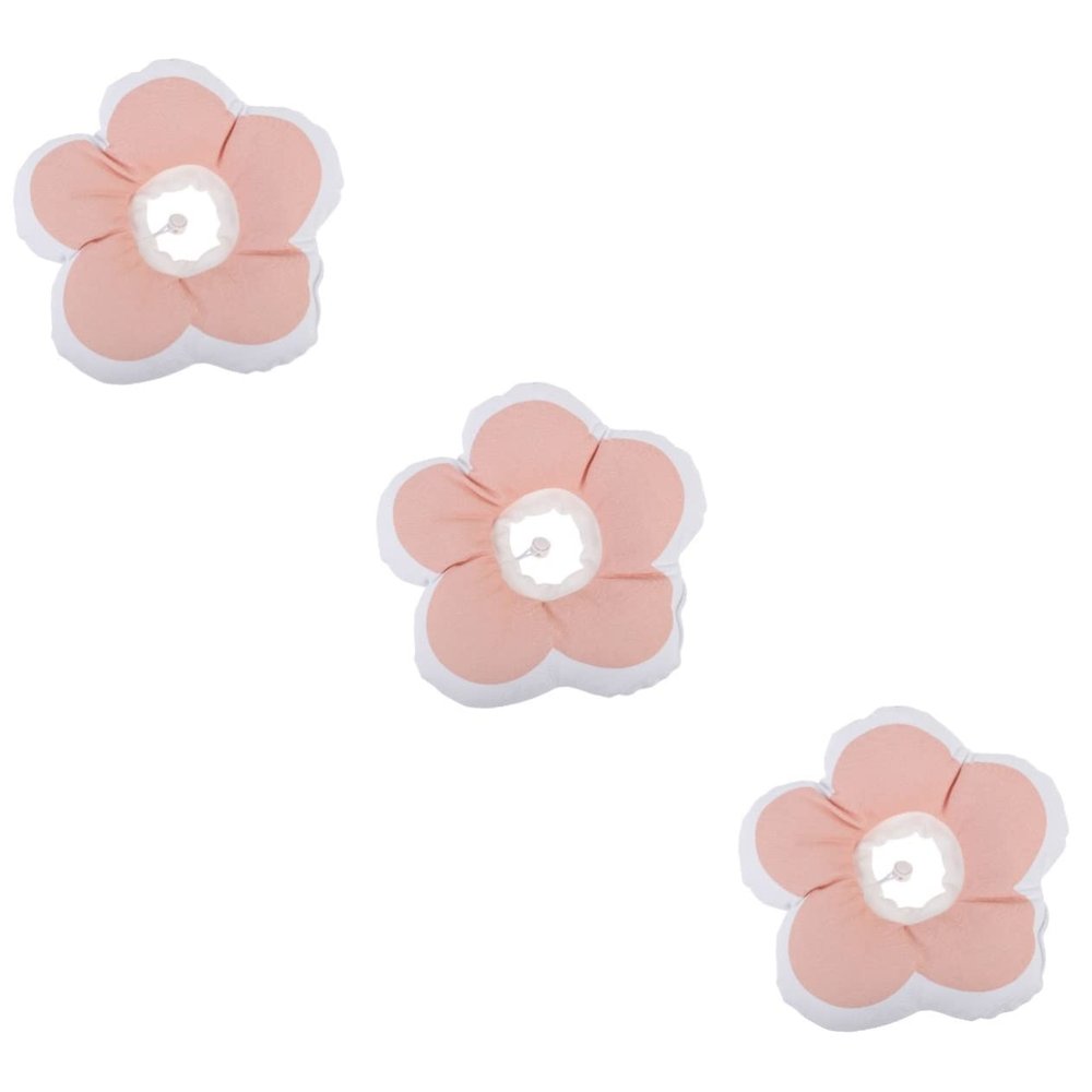 Hohopeti 3-Pack Adjustable Waterproof Recovery Collars for Cats and Dogs, Flower Pattern