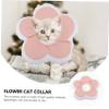 Hohopeti 3-Pack Adjustable Waterproof Recovery Collars for Cats and Dogs, Flower Pattern view 2