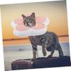 Hohopeti 3-Pack Adjustable Waterproof Recovery Collars for Cats and Dogs, Flower Pattern view 4