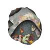 Maple Leaf Dog Paw Reusable Waterproof Washable Adjustable Shower Cap for Women view 2