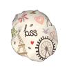 Paris Tower Reusable Waterproof Washable Adjustable Shower Cap for Women, All Hair Lengths view 2