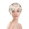 Paris Tower Reusable Waterproof Washable Adjustable Shower Cap for Women, All Hair Lengths view 3