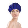 Middle Finger Likes You Reusable Waterproof Shower Cap for Women view 3