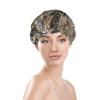 Camo Reusable Waterproof Washable Adjustable Shower Cap for Women view 3
