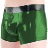 Latex Rubber Boxer Briefs, 100% Natural Rubber, Handmade, Zipper, White, XXL view 4