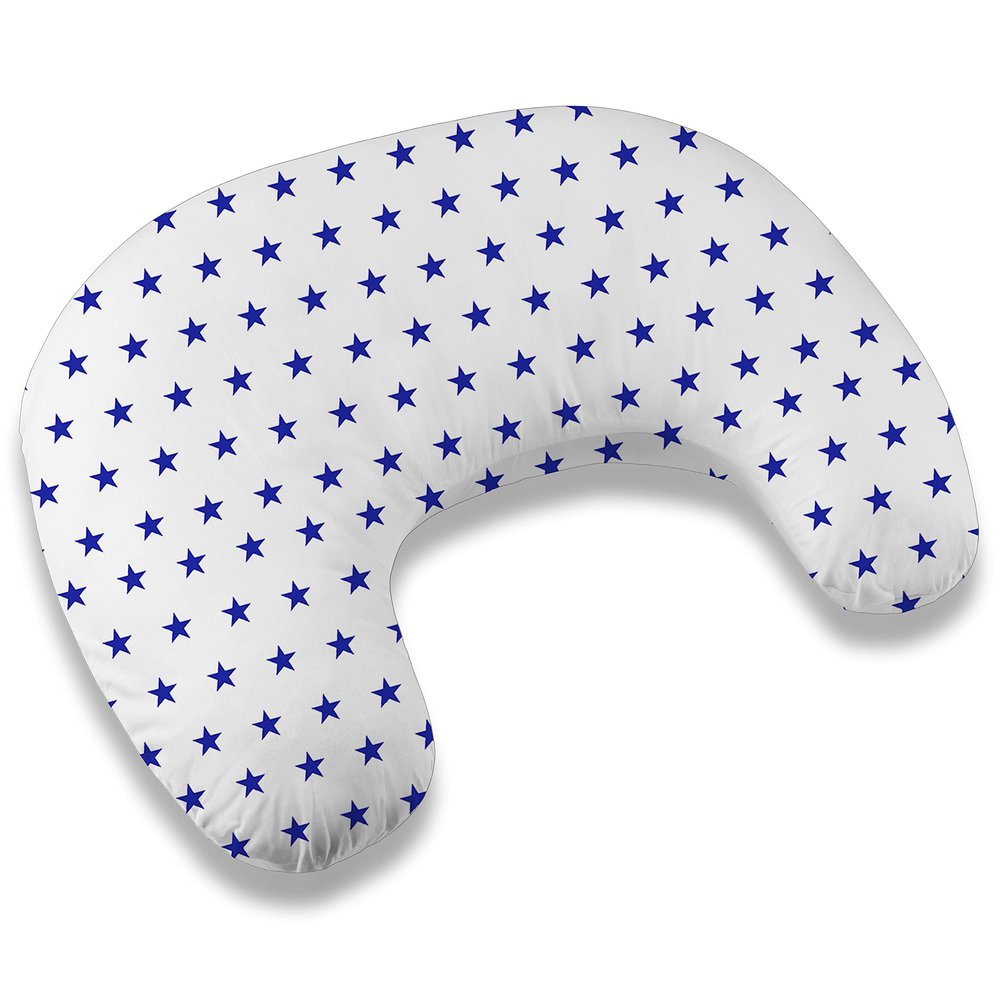 Moon Small Crescent Nursing Pillow, 110 cm, Pregnancy and Feeding Pillow with Removable Washable Cover