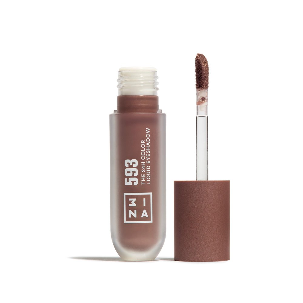 3INA The 24H Color Liquid Eyeshadow 593 – Deep Taupe
