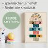 Tigerlino ABC Children's Poster Alphabet 2-Piece Set, Educational Posters with Letters & Numbers | Kids' Room Wall Art for Kindergarten & Elementary School (DIN A4) view 2