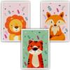 Tigerlino 3-Piece Set of Children's Posters: Tiger, Fox and Lion, Nursery Wall Art (DIN A4) view 1