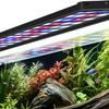 AQQA Aquarium LED Light, Full Spectrum, Automatic Timer, 5 Brightness Levels, Extendable Mount, 7 Colors view 1