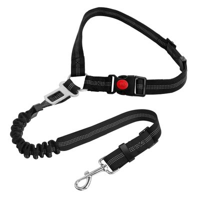 Adjustable Dog Safety Harness with Elastic Buffer