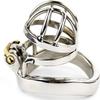 Male Stainless Steel Chastity Cage, 50 mm view 1