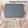 Mateju Reusable Puppy Pad, Washable Training Mat, S 60 x 45 cm, Light Gray view 4