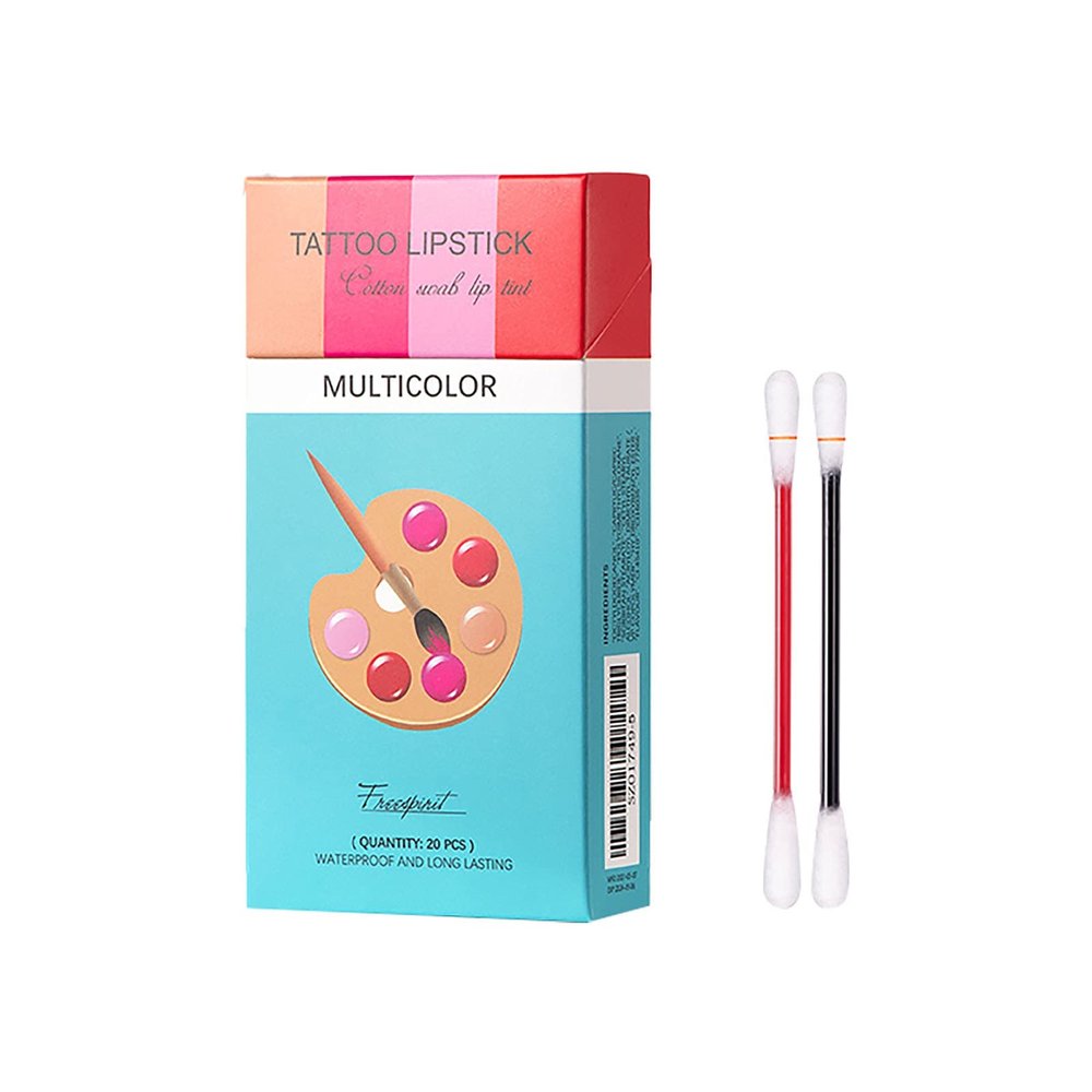 Lip Gloss Set, Disposable Set, Waterproof Lipsticks, Cotton Stain