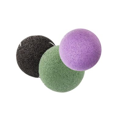 minkissy 3-Piece Konjac Facial Sponge Set
