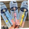 KOMBIUDA Manual Kids' Toothbrushes, Soft Bristles, 3-Pack, Elephant Design, Ages 2–8 view 2