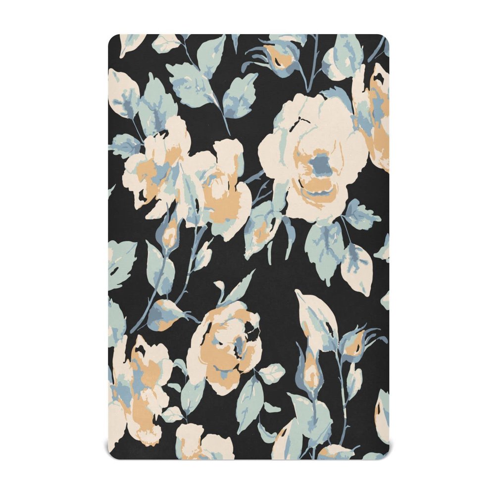 Fitted Sheet for Baby Crib, 99.1 x 68.6 cm, Spring Flowers
