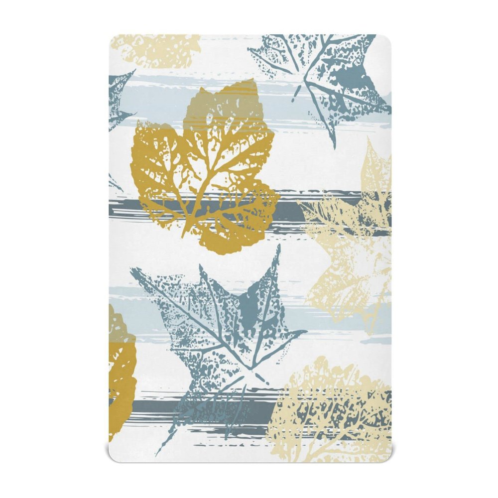 Fitted Sheet for Baby Playard, 39.0 x 27.0 in, Fall Maple Print