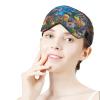 Multicolor Under the Sea Life Sleep Mask with Adjustable Strap view 4
