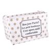 Kisangel Dustproof Canvas Storage Basket, Large Capacity, Decorative Linen Basket view 1