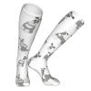 Lsjuee Mustache Compression Socks for Women & Men, 15–20 mmHg, for Running and Cycling view 4