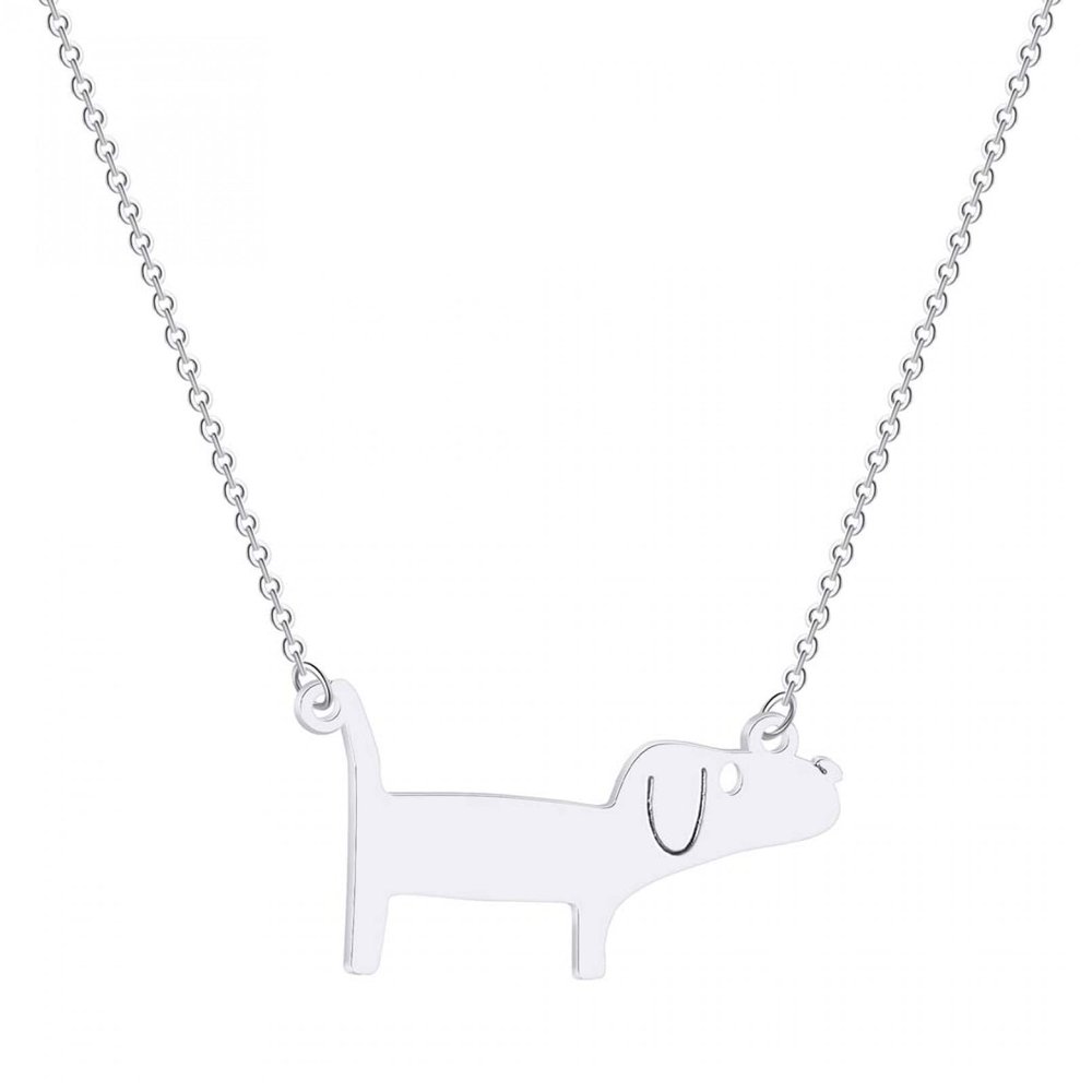 INCIDO Handmade Dachshund Pendant Necklace