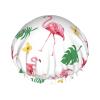 Flamingo Reusable Shower Cap for Long Hair, Double-Layer Waterproof, 1 Pack view 1