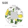 Lemon Reusable Shower Cap for Long Hair, Double-Layer Waterproof, 1 Pack view 4