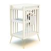 JURABABY Changing Table with 2 Wooden Shelves, Yellow, 76 x 56 x 94 cm view 1