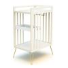 JURABABY Changing Table with 2 Wooden Shelves, Yellow, 76 x 56 x 94 cm view 2