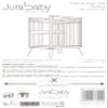 JURABABY Changing Table with 2 Wooden Shelves, Yellow, 76 x 56 x 94 cm view 4