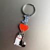 BT Bear Dog Keychain and Brooch Set, Metal Dog Tag, Alaska view 2