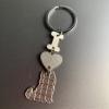 BT Bear Dog Keychain and Brooch Set, Metal Dog Tag, Alaska view 3