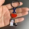 BT Bear Dog Keychain and Brooch Set, Metal Dog Tag, Alaska view 4