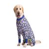 Dog Pajamas for Medium and Large Dogs, Cotton, Lightweight, Size 32, Blue Square view 3