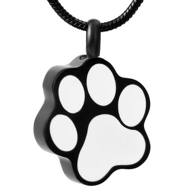 MYPOWER Pet Memorial Urn Paw Pendant for Dog, Cat, and Pet Ashes