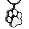 MYPOWER Pet Memorial Urn Paw Pendant for Dog, Cat, and Pet Ashes view 1
