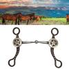 Rosvola Horse Muzzle, Hand-Carved Western Horse Bit for Training view 2