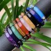 Natural Stone Bracelet with Agate, Lapis Lazuli, Fluorite, Amethyst, Rose Quartz, and Green Aventurine view 2