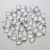 Natural Stone Teardrop Pendants, Amethyst Crystal, Lapis Lazuli Charm, 50 Pieces, Watermelon view 1