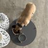 SanoZoo Bowl Mat – ÖKO-TEX Certified, Made in Germany, Non-Slip, Waterproof, Round, 120 cm, Gray view 2