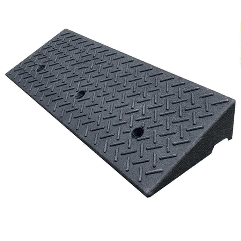Portable Rubber Curb Ramp, Non-Slip Threshold Ramp, Size 100
