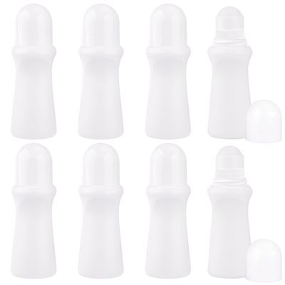 BOSMIOW 75 mL Plastic Roll-On Bottles, 8-Pack